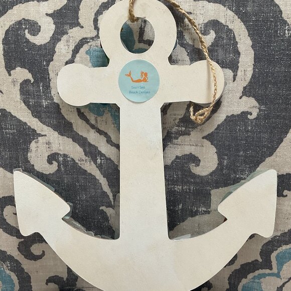Set Sail with Tranquility: A One-of-a-Kind Sea Glass Anchor - Picture 2 of 4